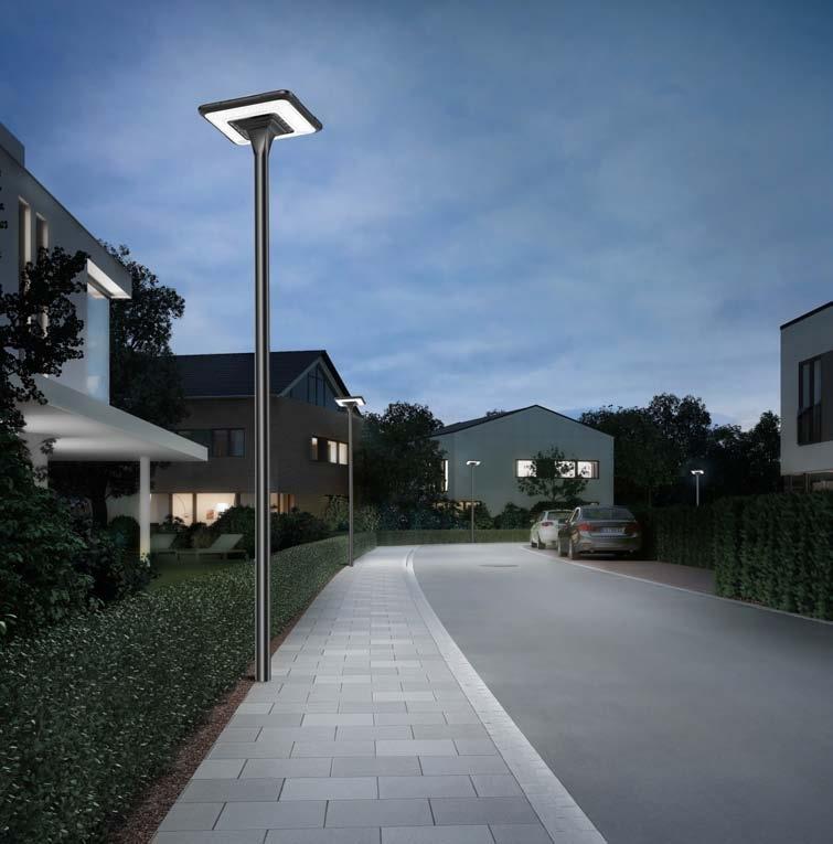 Bornes - Lampadaires solaires puissants - Eclairage solaire